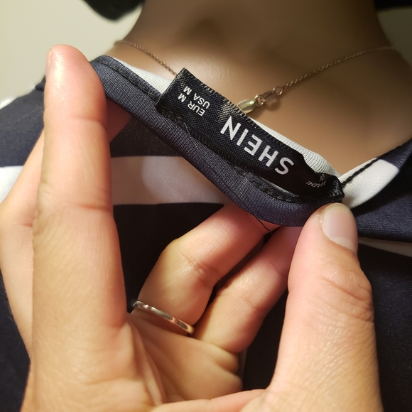 SHEIN Emery Rose Grid Print Tunic Dress - Picture 5 of 5